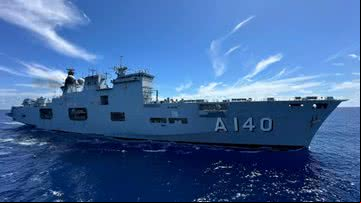 Navio considerado o maior da América Latina - Divulgação / Marinha do Brasil