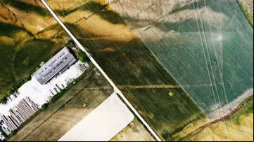 Fotografia aérea computadorizada do local da descoberta - Divulgação/ARKIKUS