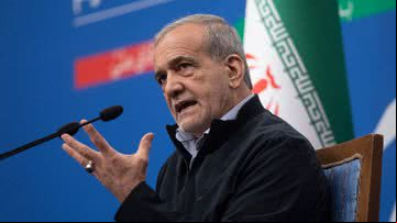 Masoud Pezeshkian, presidente do Irã - Getty Images