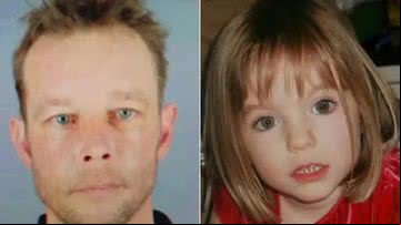 Christian Brueckner e Madeleine McCann - Divulgação; Metropolitan Police