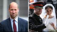 Príncipe William, Príncipe Harry e Meghan Markle - Getty Images; Getty Images