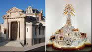Museu de Arte Sacra de Hiéron e peça "Via Vitae" - Reprodução/Museu de Arte Sacra de Hiéron