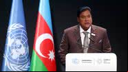 O presidente do Suriname Chan Santokhi - Getty Images