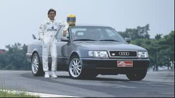 Ayrton Senna foi quem trouxe a Audi para o Brasil - Wikimedia Commons