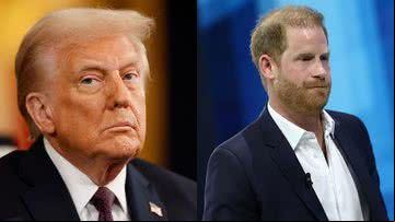 Donald Trump e Príncipe Harry - Getty Images