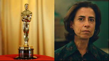 Imagem da estatueta do Oscar (à esqu.) e cena de Ainda Estou Aqui (à dir.) - Getty Images e Divulgação