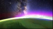 Imagem de cores cósmicas divulgadas por astronauta - Reprodução/X/@astro_Pettit