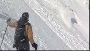 Momento em que avalanche rompe no Mont Blanc - Reprodução/Instagram