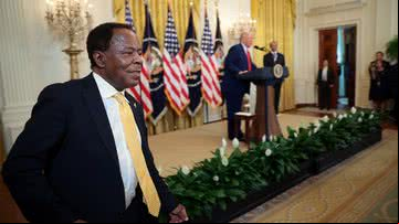 Leo Terrell, chefe da força-tarefa oficial de antissemitismo de Donald Trump - Getty Images