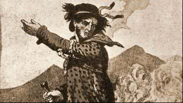Gravura representando Ned Ludd, idealizador do Ludismo - Getty Images