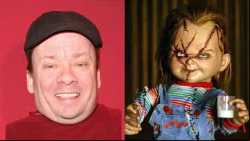 Ed Gale, ator que fez Chucky em 'Brinquedo assassino' - Reprodução/Apple TV e Getty Images