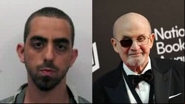 Hadi Matar esfaqueou Salman Rushdie em 2022 - Getty Images
