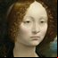 Recorte do retrato de Ginevra de' Benci, por Leonardo da Vinci