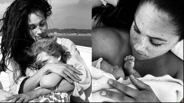 Fotografias publicadas por Meghan Markle com a filha Lilibet - Reprodução/Instagram/@meghan
