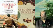 Capa das obras em oferta na Amazon - Divulgação / Crítica / Zahar / Companhia das Letras