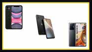Nós preparamos um Top 10 dos smartphones mais vendidos na Amazon. - Créditos: Reprodução/Amazon