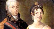 Dom João VI e Carlota Joaquina em pintura oficial - Wikimedia Commons