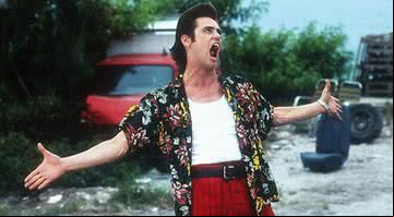 Cena de filme "Ace Ventura — Um Detetive Diferente" - Divulgação/ Warner