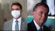 Flávio e Jair Bolsonaro - Getty Images