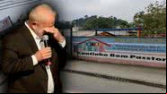 Montagem com Lula chorando durante discurso, em 2022, e fachada de creche - Divulgação / Vídeo / YouTube / Google Street View