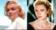 Marilyn Monroe (à esquerda) e Grace Kelly (à esquerda) - Wikimedia Commons / Bert Parry e Pierre Tourigny