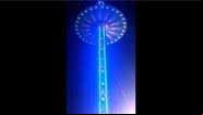 "Drop Tower" no momento em que o acidente ocorreu - Divulgação / Twitter