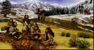 Representação de neandertais - Pixabay