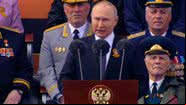 Putin durante discurso - Divulgação/YouTube/The Telegraph
