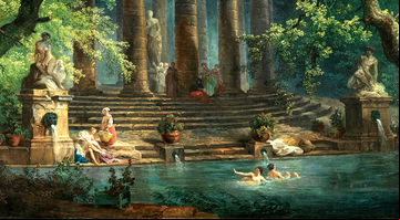 A obra barroca 'The Bathing Pool' - Wikimedia Commons