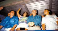 Itamar Franco durante a polêmica do Carnaval - Marcelo Carnaval