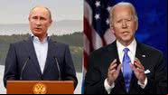 Vladimir Putin e Joe Biden, atuais presidentes da Rússia e dos Estados Unidos, respectivamente - Getty Images