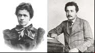 Fotografia de Mileva Marić e Albert Einstein - Domínio Público